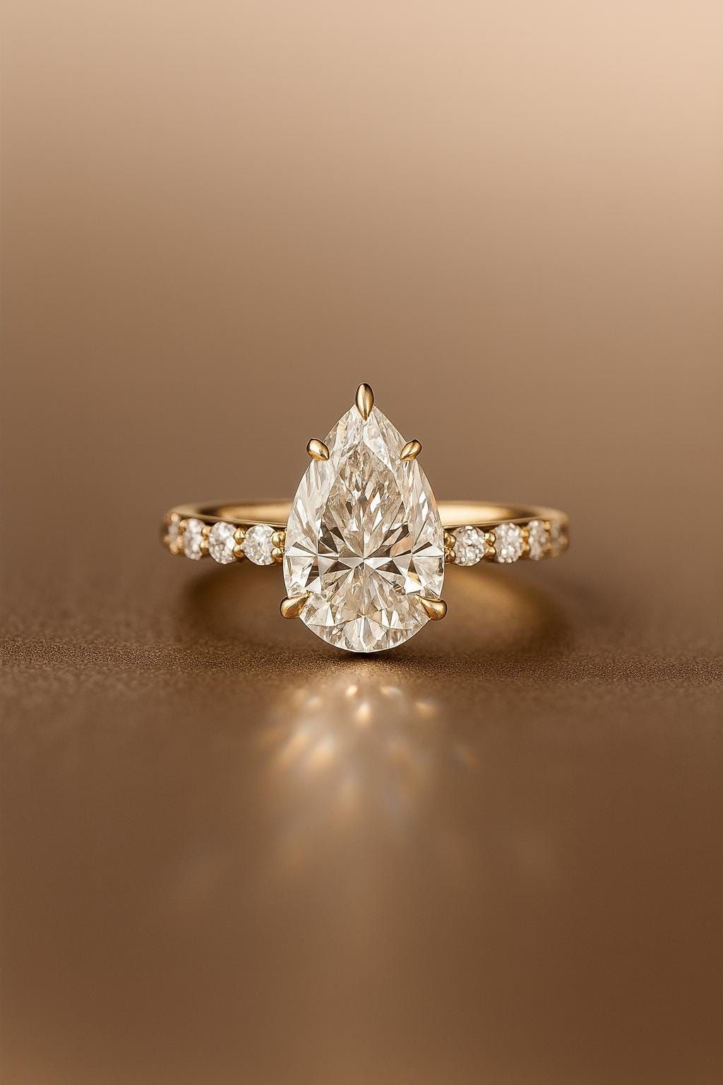 PEAR DIAMOND RING