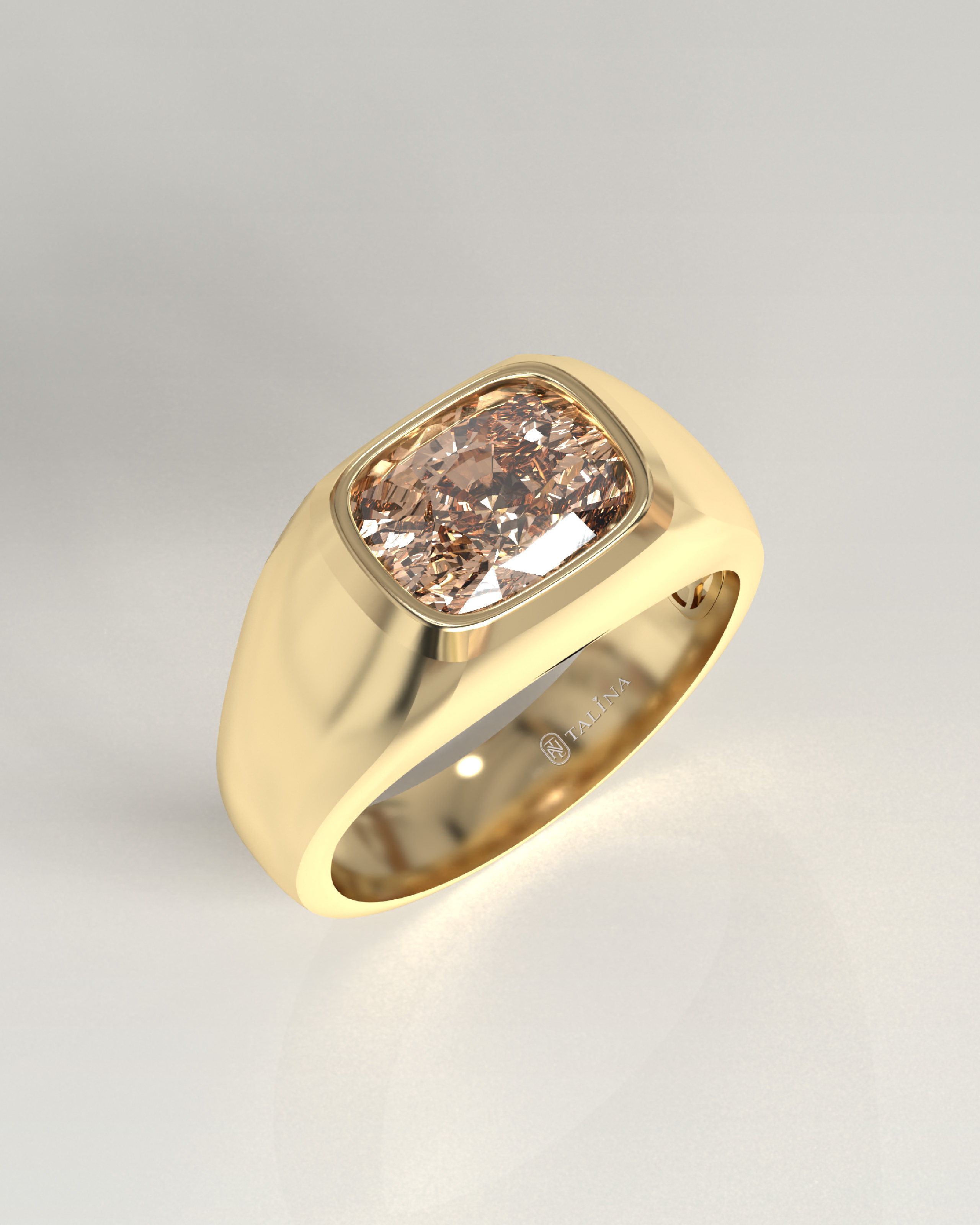 2CT BROWN ELONGATED CUSHION
